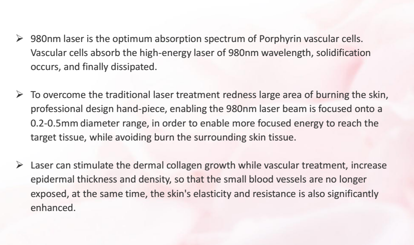 980nm Diode Laser Removal Machine For Beauty Machine 980nm Diode Laser Removal Machine For Beauty Machine