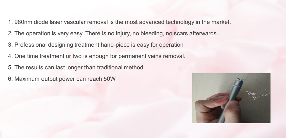 980nm Diode Laser Removal Machine For Beauty Machine 980nm Diode Laser Removal Machine For Beauty Machine